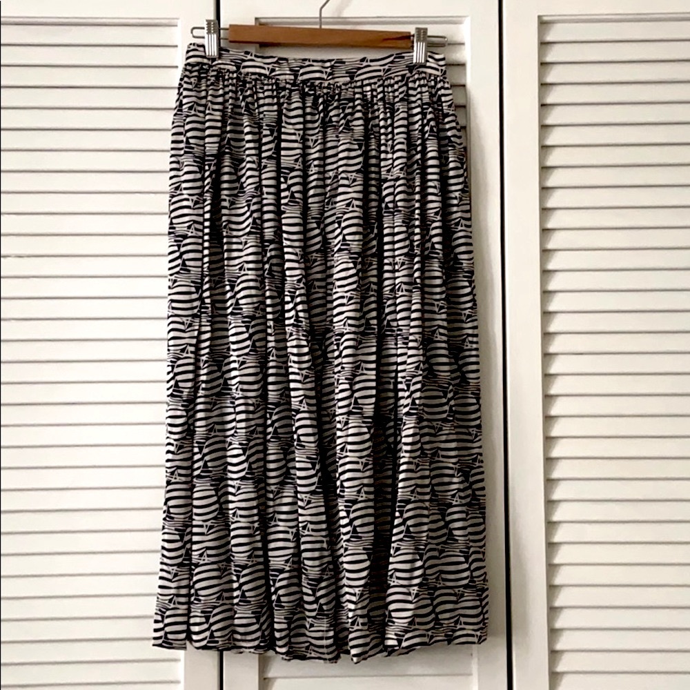 High-waist Circle Satin Midi Skirt - Size IT40